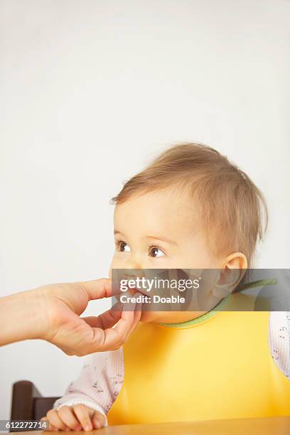 Baby Girl Being Fed