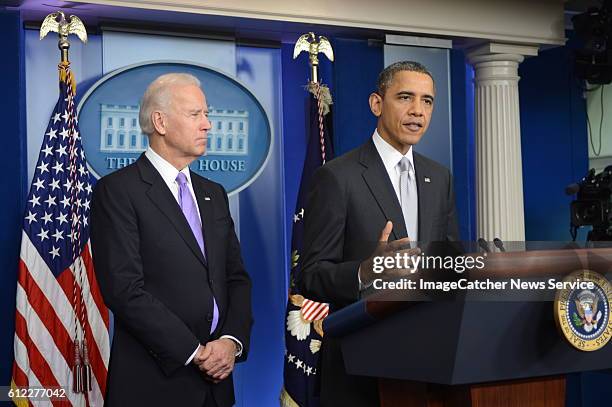 The White House- Washington DC President will delivers a statement in the Brady Press Briefing Room about the policy process the Administration will...