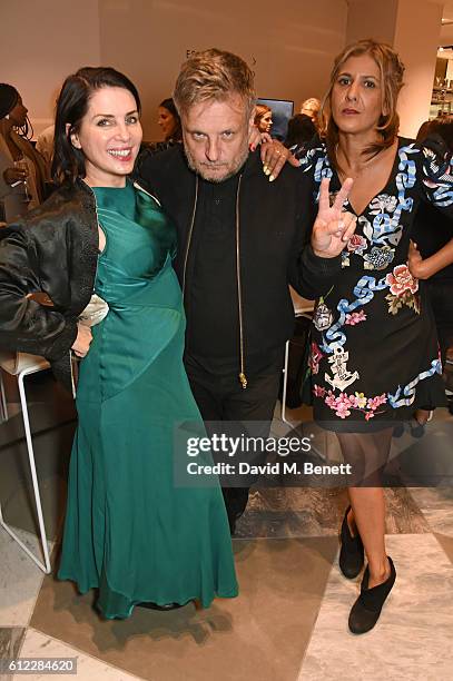 Sadie Frost, Rankin and Azzi Glasser attend the launch of "S&X Rankin", a new fragrance collaboration between photographer Rankin and fragrance...