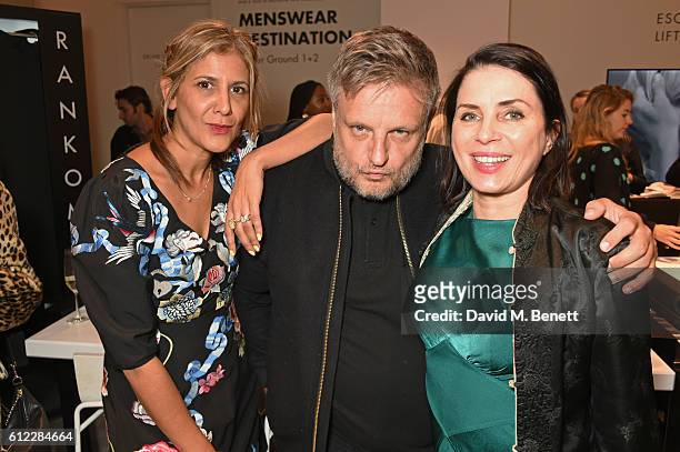 Azzi Glasser, Rankin and Sadie Frost attend the launch of "S&X Rankin", a new fragrance collaboration between photographer Rankin and fragrance...
