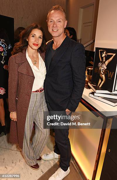 Lauren Kemp and Gary Kemp attend the launch of "S&X Rankin", a new fragrance collaboration between photographer Rankin and fragrance designer Azzi...