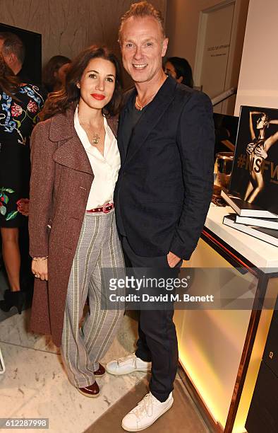 Lauren Kemp and Gary Kemp attend the launch of "S&X Rankin", a new fragrance collaboration between photographer Rankin and fragrance designer Azzi...