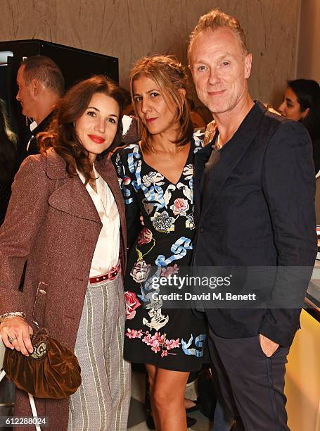 Lauren Kemp, Azzi Glasser and Gary Kemp attend the launch of "S&X Rankin", a new fragrance collaboration between photographer Rankin and fragrance...