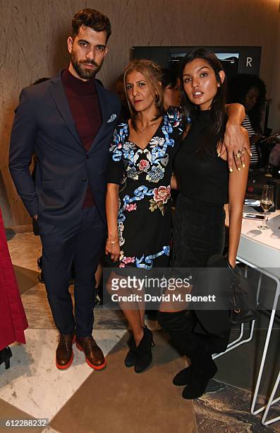 Borja Martin, Azzi Glasser and Livia Rangel attend the launch of "S&X Rankin", a new fragrance collaboration between photographer Rankin and...