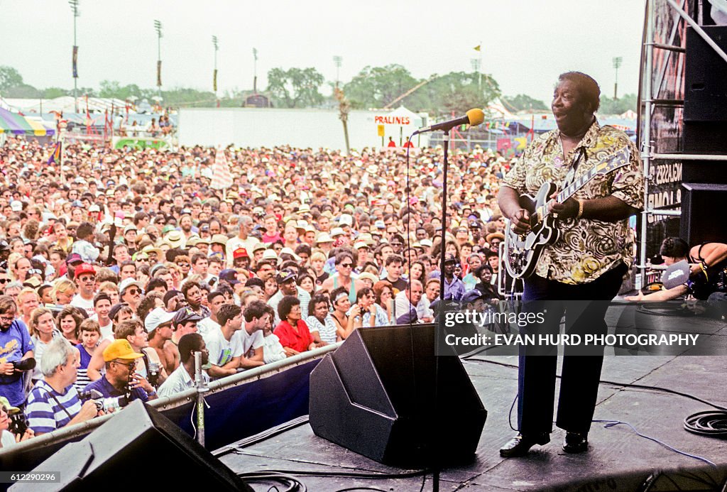 American bluesman B.B. King