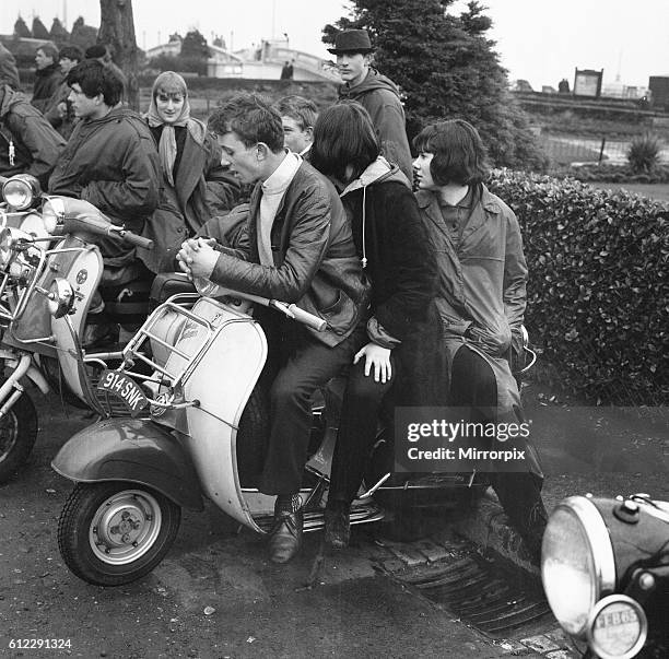 Mod Rocker Scooter Mods Photos and Premium High Res Pictures - Getty Images