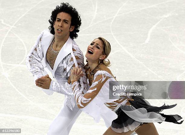 Tanith Belbin und Benjamin Agosto Olympische Winterspiele 2010 in Vancouver Eiskunstlauf : Eistanz Kur Olympic Winter Games 2010 : Figure skating Ice...