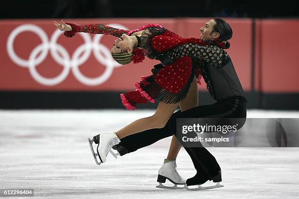 Silber f?r Tanith Belbin und Benjamin Agosto USA Eiskunstlaufen K?r im Eistanz 20. 2. 2006 icedance olympische Winterspiele in Turin 2006 olympic...
