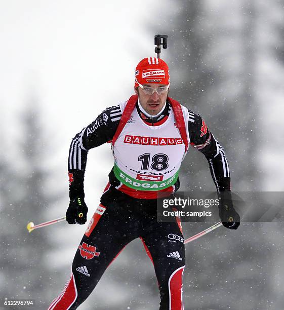 Alexander Wolf GER Biathlon Weltcup in Hochfilzen
