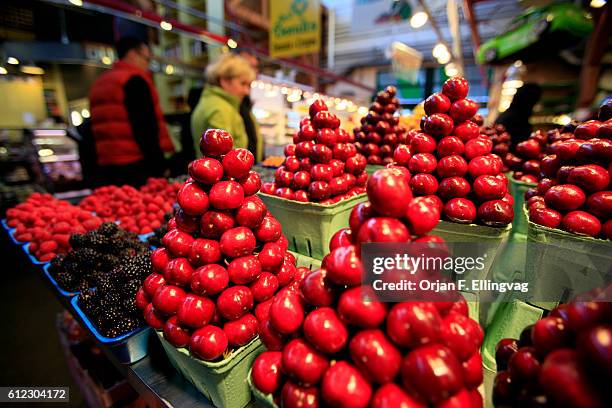 Fresh fruit at the Market on Granville Island.