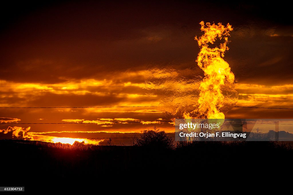 USA - Climate - Flaring