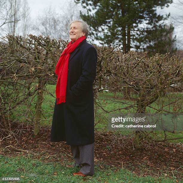 French Actor Claude Rich at Home