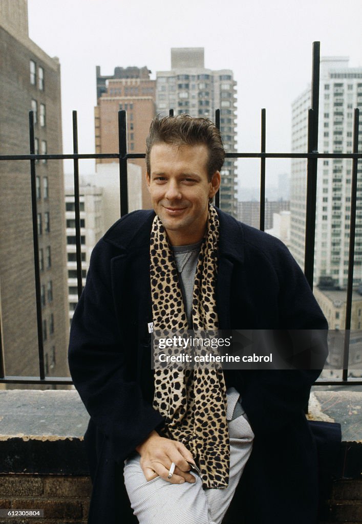 Actor Rourke American actor Mickey Rourke in New York. News Photo - Getty Images