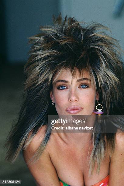American actress and model Kelly LeBrock.