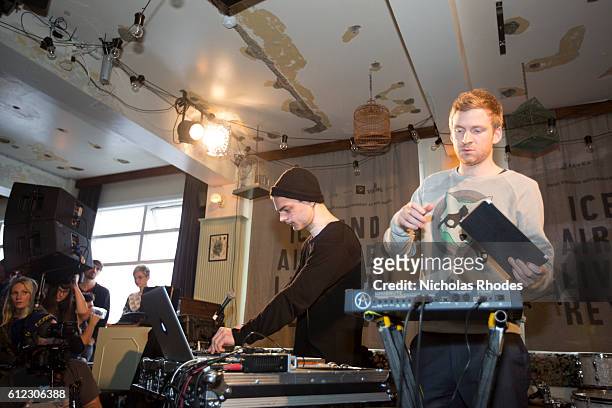 Kiasmos perform at Kex Hostel as part of KEXP's live broadcast of 2014 Iceland Airwaves