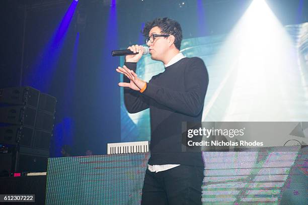Alvin Risk performs at Girls & Boys Party at Webster Hall on January 16, 2014
