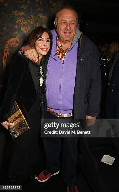 Lauren Prakke and Jean Pigozzi attend the launch of "The Auctioneer" by Simon De Pury and "Whitewaller" guest edited by Lauren Prakke at Blakes Below...