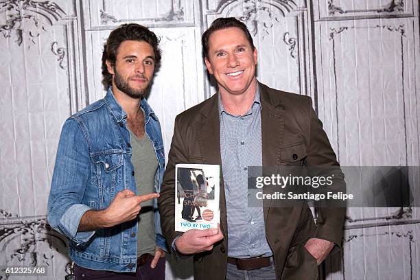 Eicher and Nicholas Sparks attend The Build Series to discuss their 20 Year Collaboration at AOL HQ on October 3, 2016 in New York City.