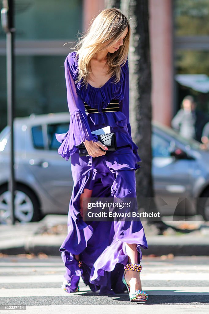 Street Style : Day Seven  - Paris Fashion Week Spring/Summer 2017