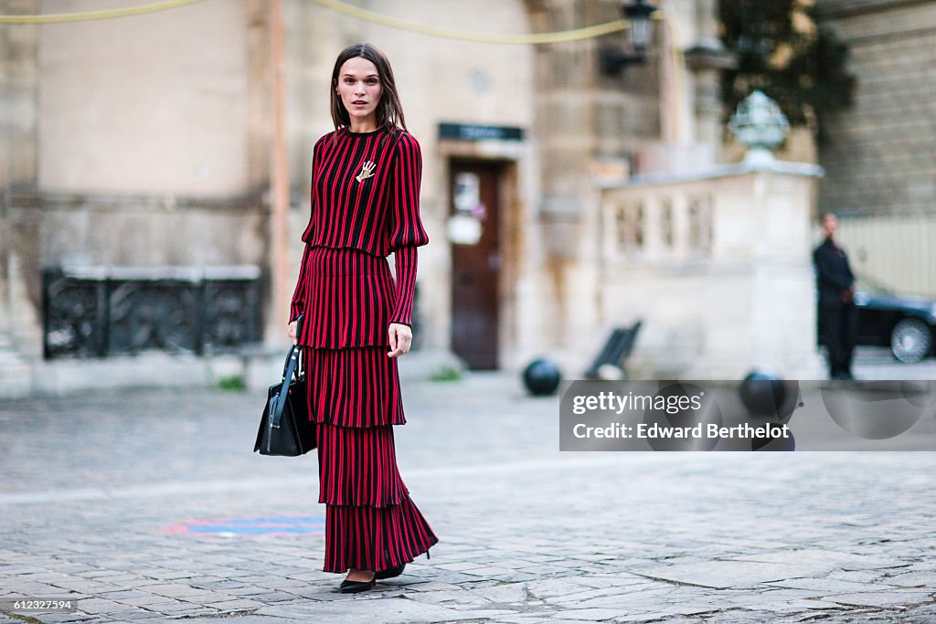 Street Style : Day Seven  - Paris Fashion Week Spring/Summer 2017