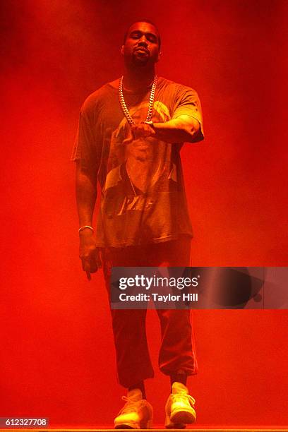 Kanye West performs during The Meadows Music & Arts Festival at Citi Field on October 2, 2016 in Queens, New York.
