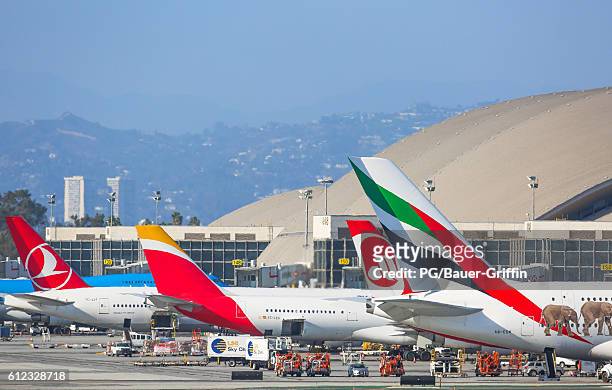Los Angeles International Bradley Terminal on October 03, 2016 in Los Angeles, California.