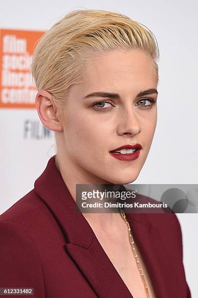 Actress Kristen Stewart attends the "Certain Women" premiere during the 54th New York Film Festival at Alice Tully Hall, Lincoln Center on October 3,...
