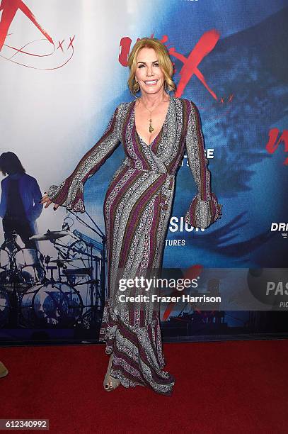 Actress Shannon Tweed attends the Premiere of Drafthouse Films' "We Are X"at TCL Chinese Theatre on October 3, 2016 in Hollywood, California.