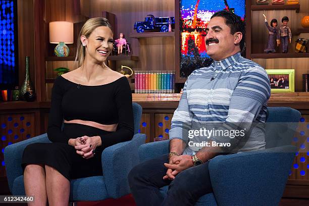 Pictured : Meghan King Edmonds and Reza Farahan --