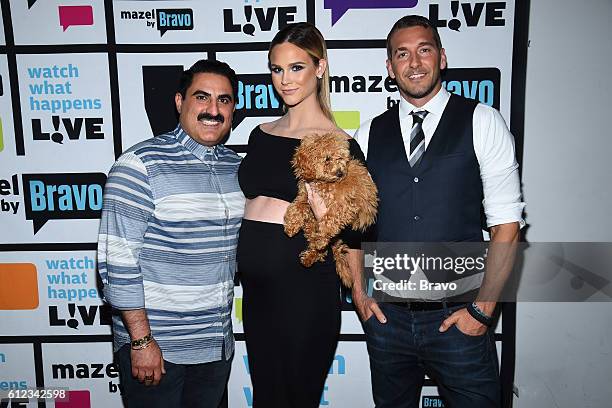 Pictured : Reza Farahan, Meghan King Edmonds and Brandon McMillan --