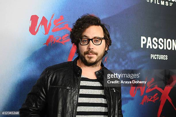Marty Shannon attends the Premiere of Drafthouse Films' 'We Are X' at TCL Chinese Theatre on October 3, 2016 in Hollywood, California.