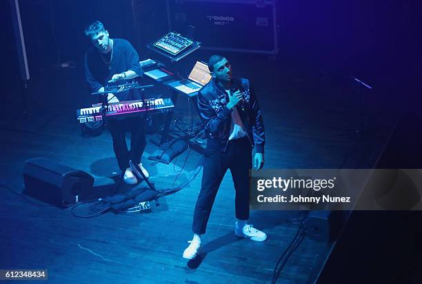 Majid Jordan performs at Webster Hall on October 3, 2016 in New York City.