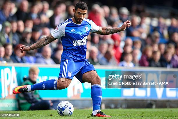 Leon Best of Ipswich Town during the Sky Bet Championship match between Ipswich Town and Huddersfield Town at Portman Road on October 1, 2016 in...