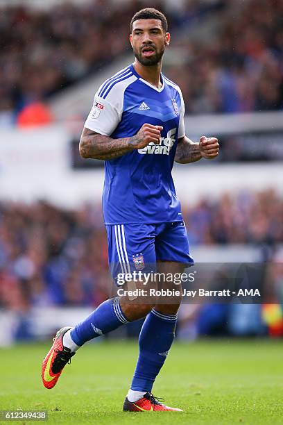 Leon Best of Ipswich Town during the Sky Bet Championship match between Ipswich Town and Huddersfield Town at Portman Road on October 1, 2016 in...