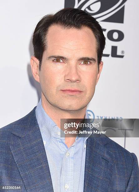 Comedian Jimmy Carr attends The Comedy Central Roast of Rob Lowe at Sony Studios on August 27, 2016 in Los Angeles, California.