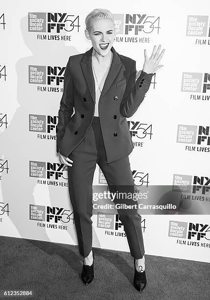 Actress Kristen Stewart attends the 'Certain Women' premiere during the 54th New York Film Festival at Alice Tully Hall, Lincoln Center on October 3,...