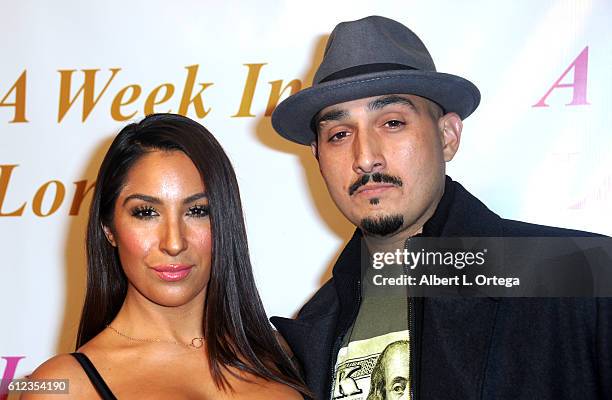 Actress Liana Mendoza and brother Adam Mendoza arrive for the Premiere Of Tanner Gordon Productions' "A Week In London" held at ArcLight Cinemas...