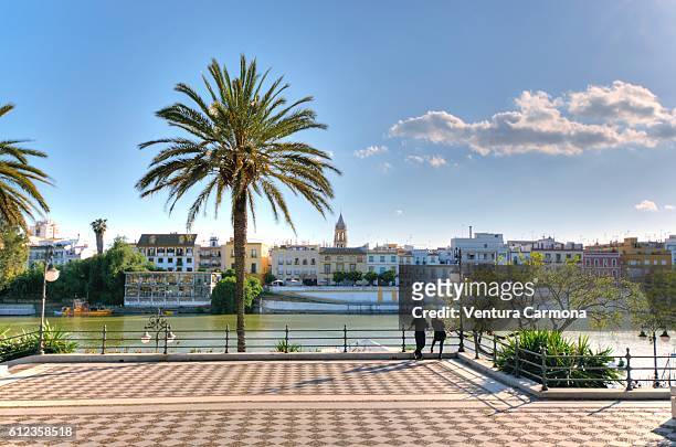 guadalquivir river (seville, spain) - seville stock pictures, royalty-free photos & images