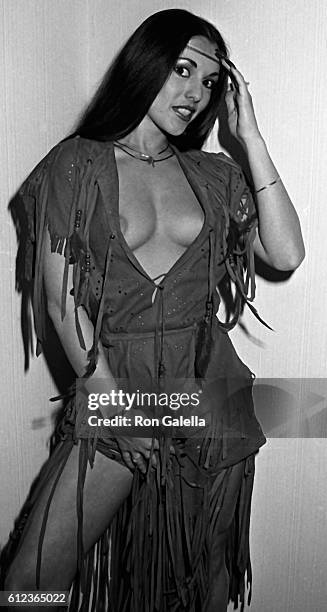 Hyapatia Lee attends Eighth Annual Erotic Film Awards on March 14, 1984 at the Ambassador Hotel in Los Angeles, California.