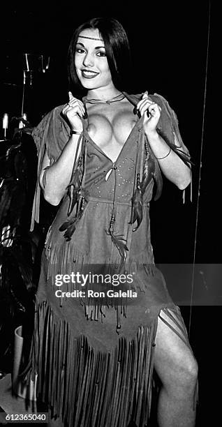 Hyapatia Lee attends Eighth Annual Erotic Film Awards on March 14, 1984 at the Ambassador Hotel in Los Angeles, California.