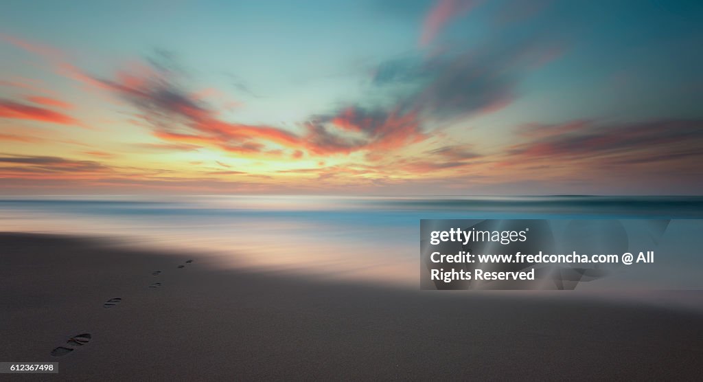 Footprints for Sunset