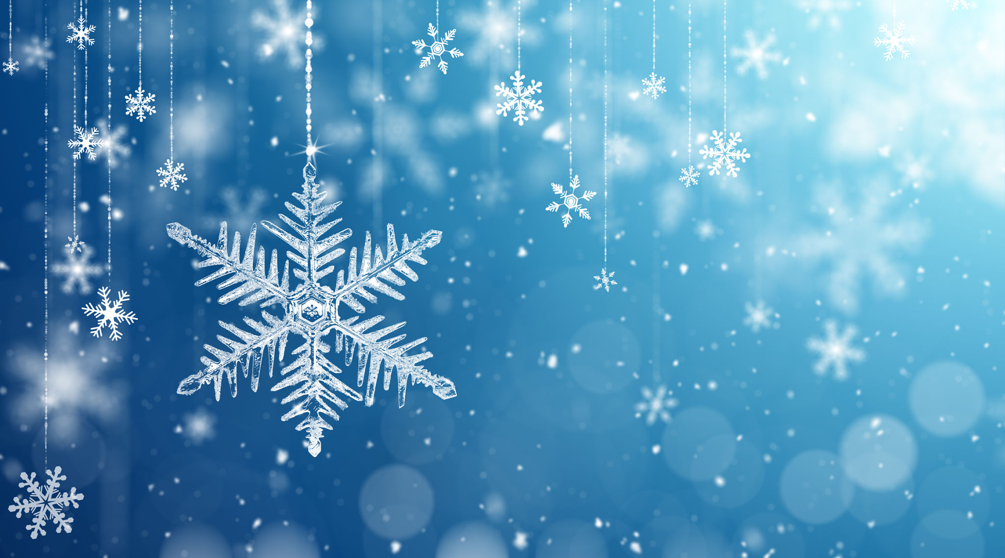 winter snowflakes