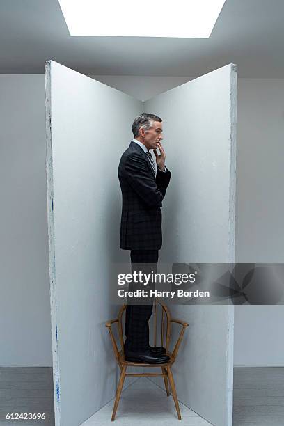 Comedian, actor and campaigner Steve Coogan is photographed for the Guardian on September 14, 2015 in London, England.