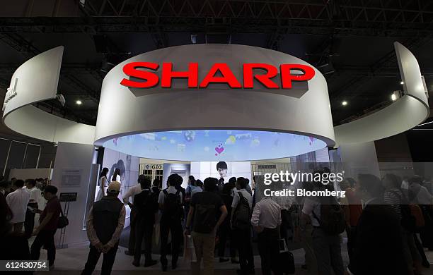 Gadgets On Show At The Ceatec Exhibition Photos and Premium High Res ...