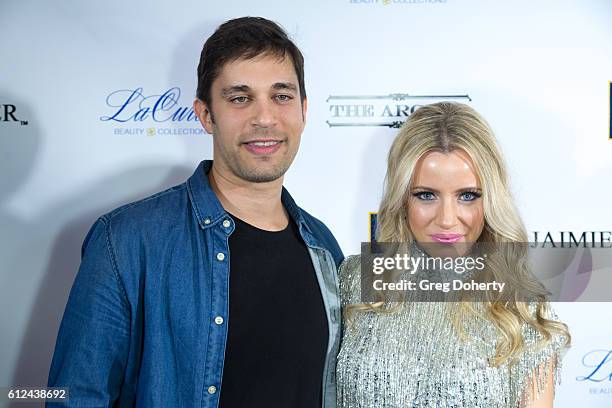 Apex Estate Group's Jack Steven and Jaimie Hilfigerr arrive for Jaimie Hilfiger's Birthday Celebration at The Argyle on October 3, 2016 in Hollywood,...