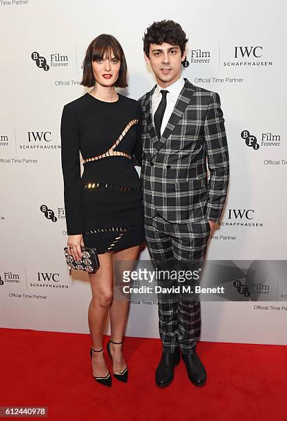 Sam Rollinson and Matt Richardson attend the IWC Schaffhausen Dinner in Honour of the BFI at Rosewood London on October 4, 2016 in London, England.