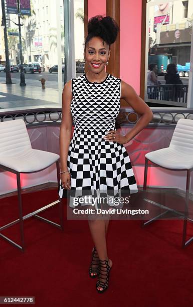 Actress Simone Missick visits Hollywood Today Live at W Hollywood on October 4, 2016 in Hollywood, California.