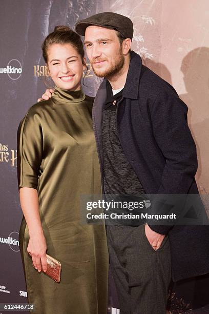 Frederick Lau and Henriette Confurius attend the 'Das Kalte Herz' premiere at Kino International on October 4, 2016 in Berlin, Germany.