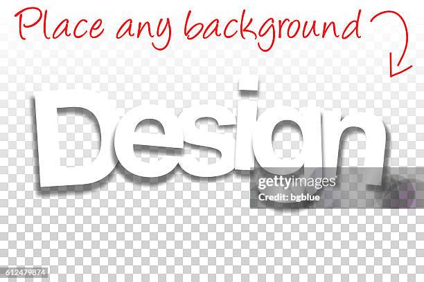 Paper Design Next. Sign Design Sign For Design Paper Font Blank Background High-Res Vector ...