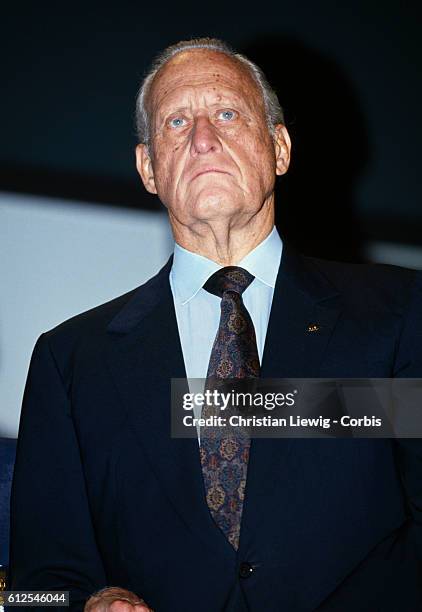 Joao Havelange, honorary president of the Federation Internationale de Football Association and president from 1974 to 1998.